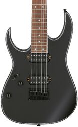 Elektrische gitaar in str-vorm Ibanez RG7421EX Standard - Black flat