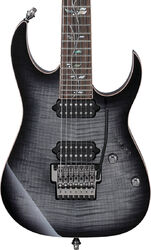 7-snarige elektrische gitaar Ibanez IBANEZ Made In Japan J.Custom RG8527 BRE 7-String - Black rutile