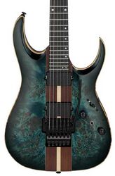 Elektrische gitaar in strat vorm Ibanez Premium RGA20P1PB CUL - Cosmic Blue Burst