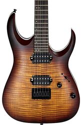 Elektrische gitaar in str-vorm Ibanez RGA42FM DEF Standard - Dragon eye burst