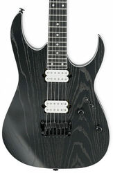 Elektrische gitaar in str-vorm Ibanez RGR652AHBF WK Prestige Japan - Weathered black