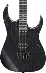Elektrische gitaar in strat vorm Ibanez Prestige Japan RGR662AHBF WK - weathered black