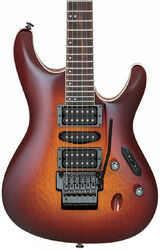 Elektrische gitaar in str-vorm Ibanez S6570SK STB Prestige Japan - Sunset burst