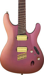 Multi-scale gitaar Ibanez SML721 RGC Axe Design Lab - Rose gold chameleon