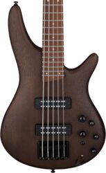 Solid body elektrische bas Ibanez Standard SR305EB WK 5-String - Walnut flat