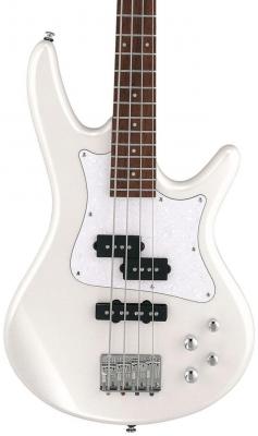 Short scale elektrische bas Ibanez SRMD200 PW SR Mezzo - Pearl white