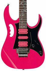 Elektrische gitaar in str-vorm Ibanez Steve Vai JEMJR PK - Pink
