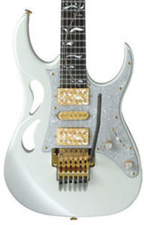 Elektrische gitaar in str-vorm Ibanez Steve Vai PIA3761 SLW Japan - Stallion white
