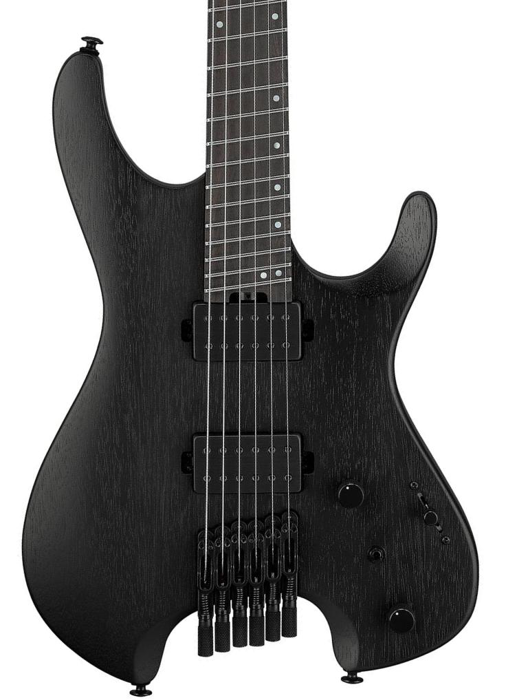Double cut gitaar Ibanez Quest QX52B WK - weathered black
