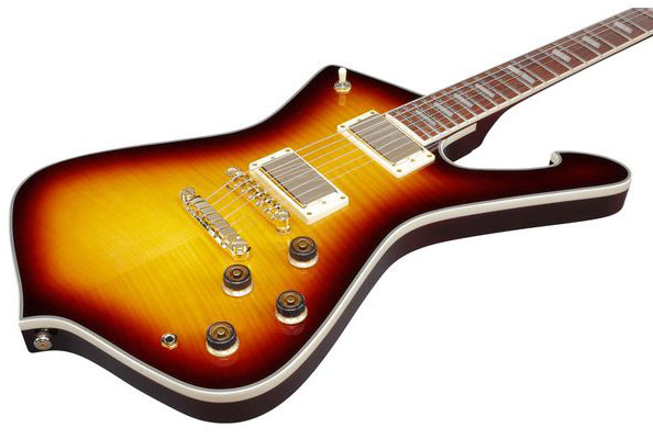 Ibanez Ic420fm Vls Iceman 2h Ht Jat - Violin Sunburst - Retro-rock elektrische gitaar - Variation 2