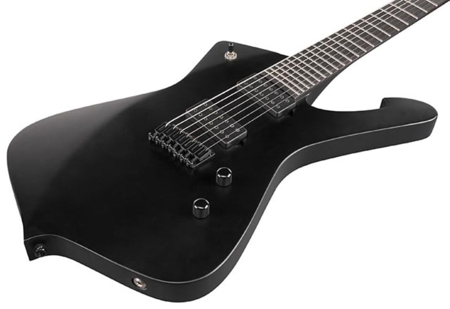 Ibanez Ictb721 Bkf Iceman Iron Label 7c Hh Dimarzio Ht Eb - Black Flat - 7-snarige elektrische gitaar - Variation 2