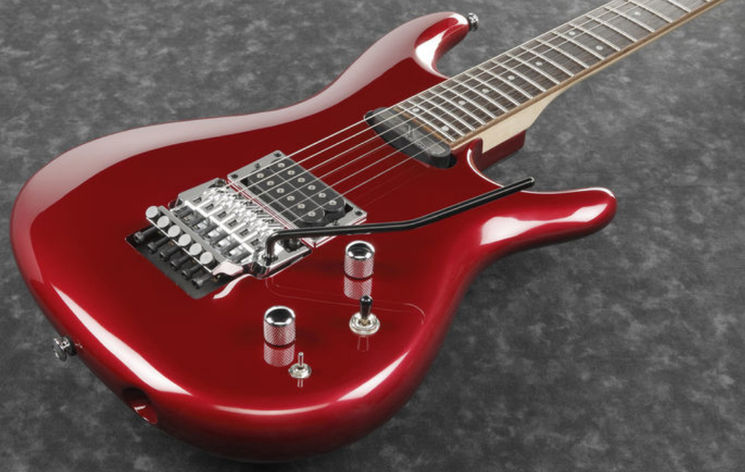 Ibanez Joe Satriani Js240ps Ca Signature Hst Dimarzio Sustainiac Fr Pp - Candy Apple - Elektrische gitaar in Str-vorm - Variation 2