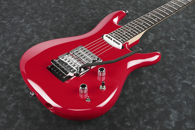 Ibanez Joe Satriani Js2480 Mcr Prestige Japon Signature Hh Sustainiac Fr Rw - Muscle Car Red - Elektrische gitaar in Str-vorm - Variation 1