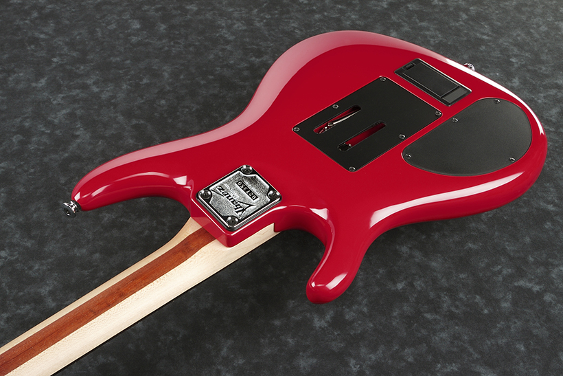 Ibanez Joe Satriani Js2480 Mcr Prestige Japon Signature Hh Sustainiac Fr Rw - Muscle Car Red - Elektrische gitaar in Str-vorm - Variation 2