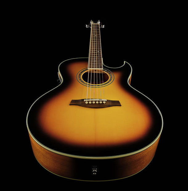 Ibanez Joe Satriani Jsa5 Vb Cw Epicea Acajou Rw - Vintage Sunburst - Westerngitaar & electro - Variation 5