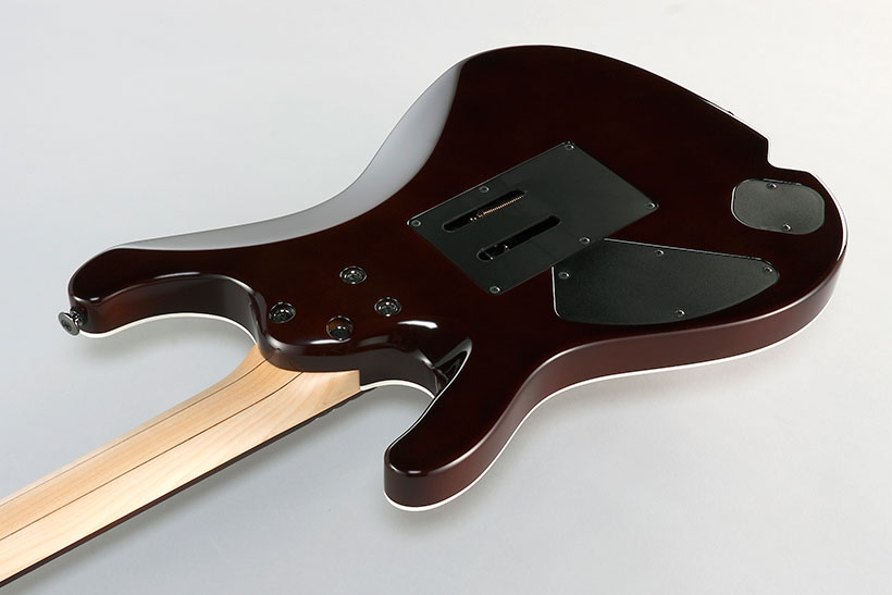 Ibanez Kiko Loureiro Kiko100 Trr Prestige Jap Signature Hsh Fr Rw - Transparent Red Ruby - Elektrische gitaar in Str-vorm - Variation 3