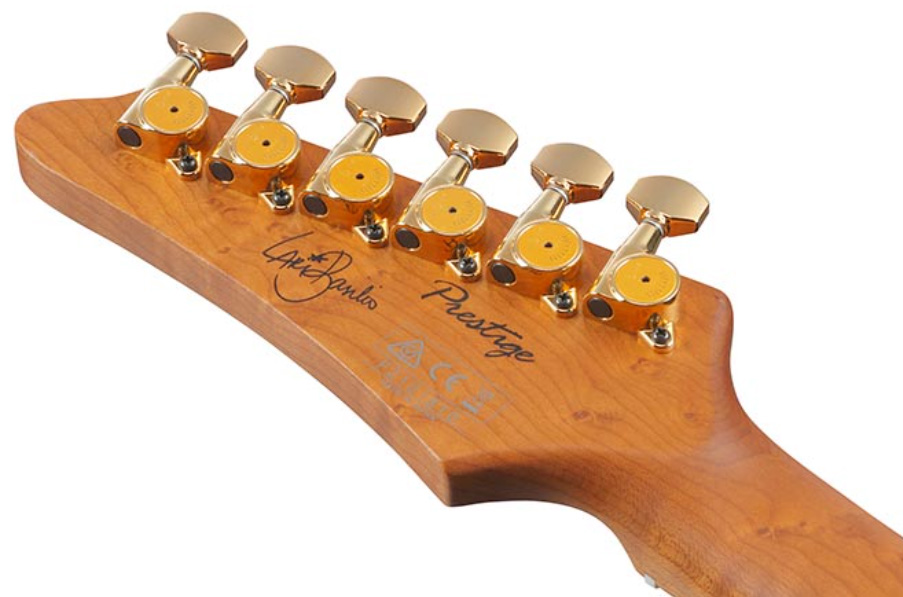 Ibanez Lari Basilio Lb1 Wh Jap Signature Hss Trem Mn - White - Televorm elektrische gitaar - Variation 3