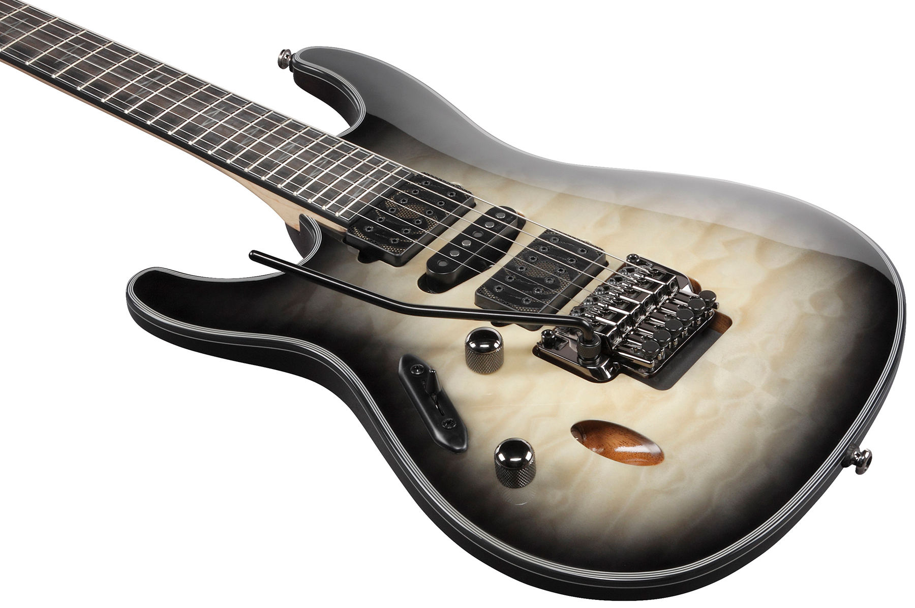 Ibanez Nita Strauss Jiva10l Dsb Signature Lh Gaucher Hsh Dimarzio Fr Eb - Deep Space Blonde - Linkshandige elektrische gitaar - Variation 1