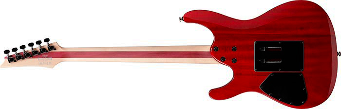 Ibanez Nita Strauss Jiva10r Trc Signature Hsh Dimarzio Fr Eb - Torch Red - Elektrische gitaar in Strat vorm - Variation 1