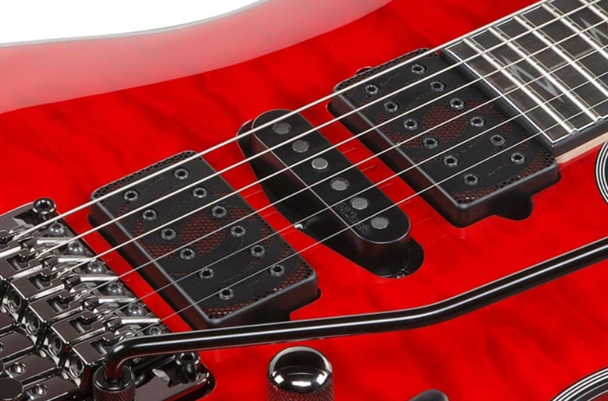 Ibanez Nita Strauss Jiva10r Trc Signature Hsh Dimarzio Fr Eb - Torch Red - Elektrische gitaar in Strat vorm - Variation 3