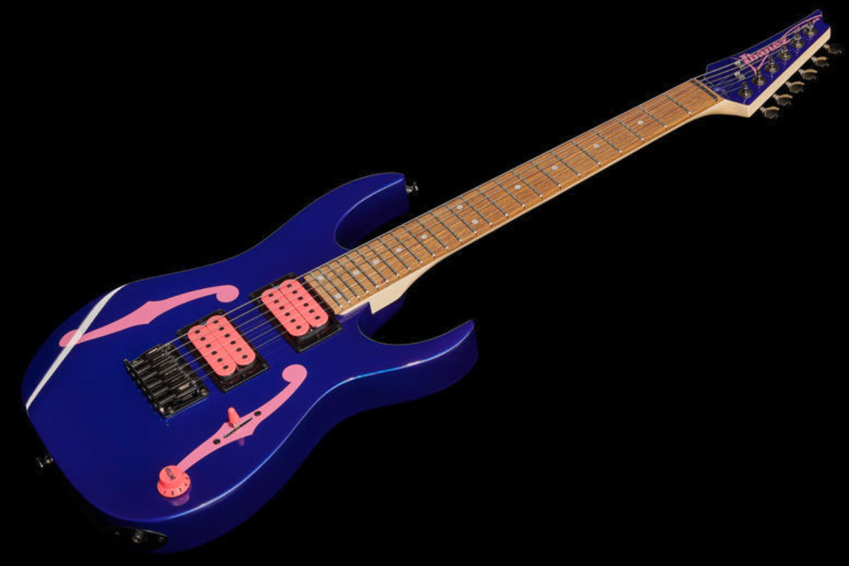 Ibanez Paul Gilbert Pgmm11 Jb Signature 3/4 Hh Ht Jat - Jewel Blue - Elektrische gitaar voor kinderen - Variation 1