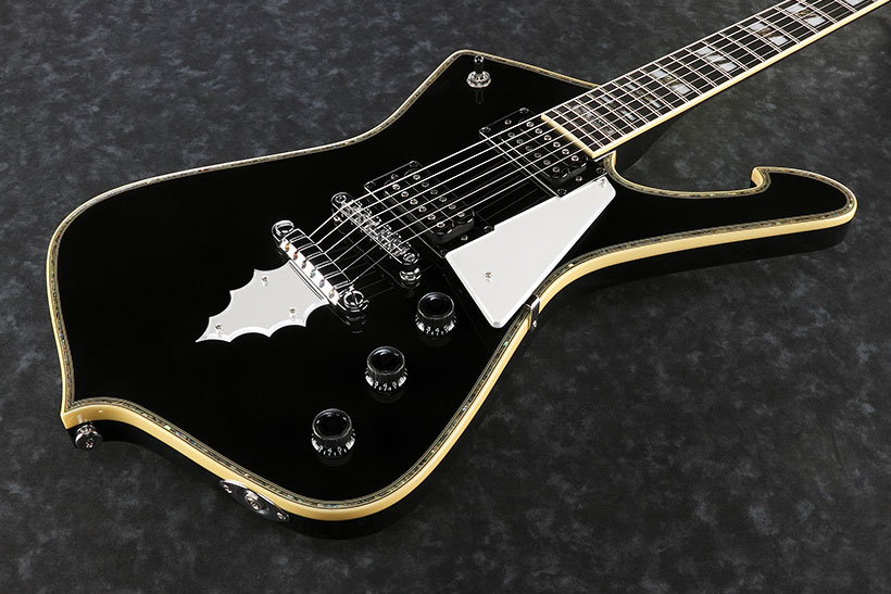 Ibanez Paul Stanley Ps120 Bk Signature Hh Seymour Duncan  Ht Eb - Black - Metalen elektrische gitaar - Variation 2