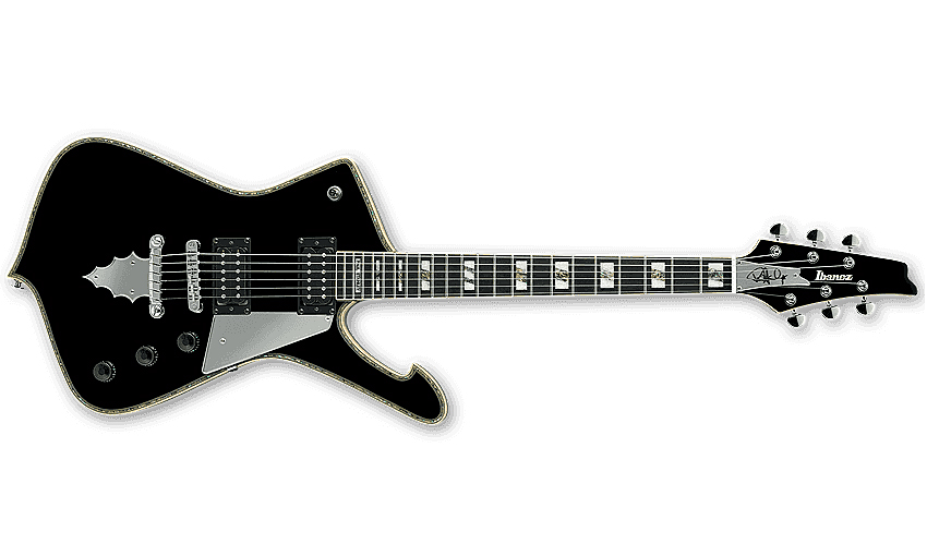 Ibanez Paul Stanley Ps120 Bk Signature Hh Seymour Duncan  Ht Eb - Black - Metalen elektrische gitaar - Variation 1
