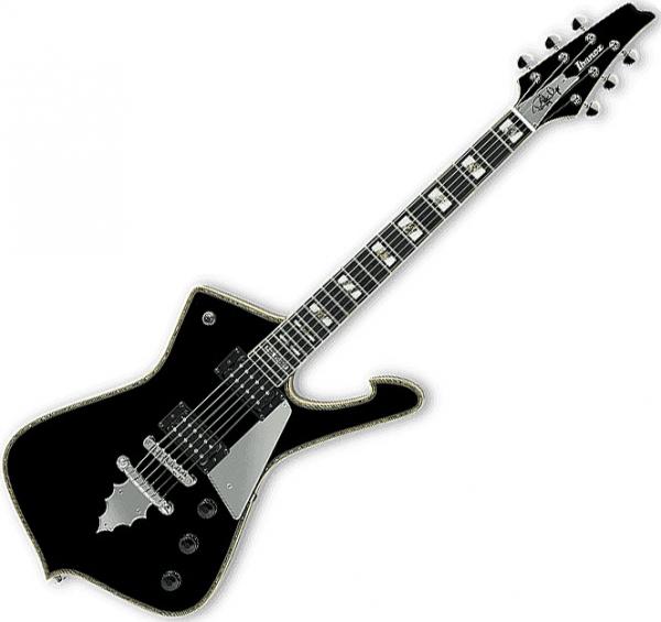 Solid body elektrische gitaar Ibanez Paul Stanley PS120 BK - Black