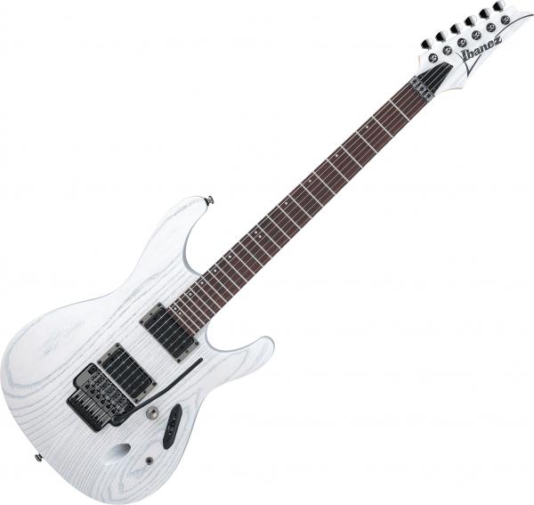 Solid body elektrische gitaar Ibanez Paul Waggoner PWM20 - White stain