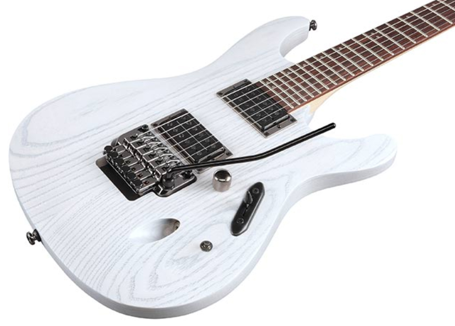 Ibanez Paul Waggoner Pwm20 Signature Hh Fr Rw - White Stain - Elektrische gitaar in Str-vorm - Variation 2