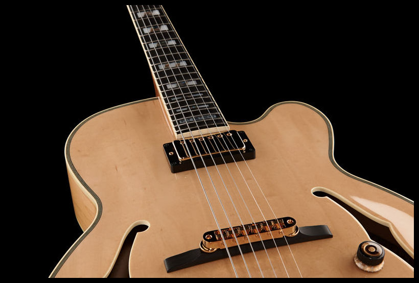 Ibanez Pat Metheny Pm200 Nt Prestige Japon Signature H Ht Eb - Natural - Hollow bodytock elektrische gitaar - Variation 11