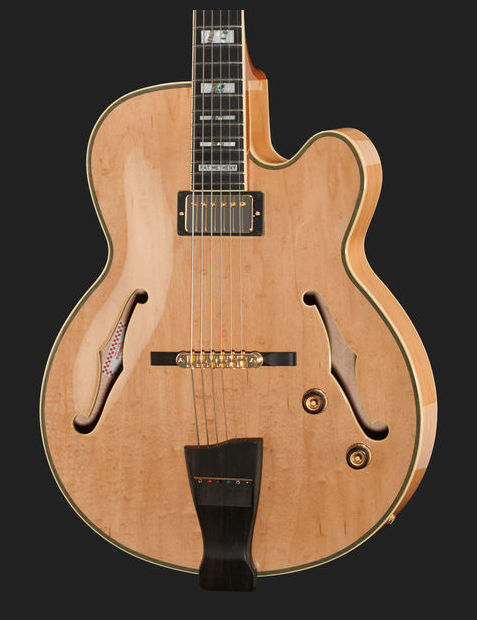 Ibanez Pat Metheny Pm200 Nt Prestige Japon Signature H Ht Eb - Natural - Hollow bodytock elektrische gitaar - Variation 4