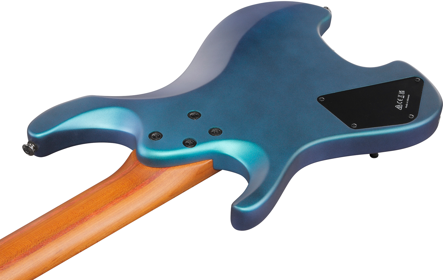 Ibanez Q547 Bmm Quest 7c Hss Ht Mn - Blue Chameleon Metallic Matte - 7-snarige elektrische gitaar - Variation 3