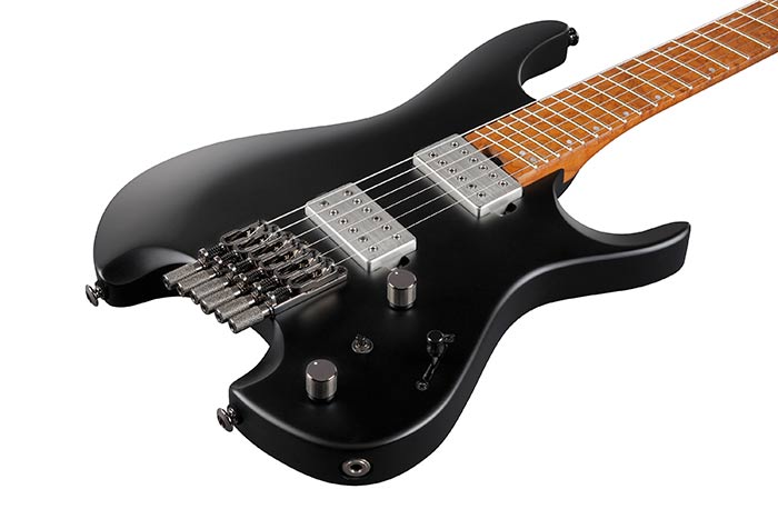 Ibanez Qx52 Bkf Quest Hh Ht Mn - Black Flat - Metalen elektrische gitaar - Variation 2