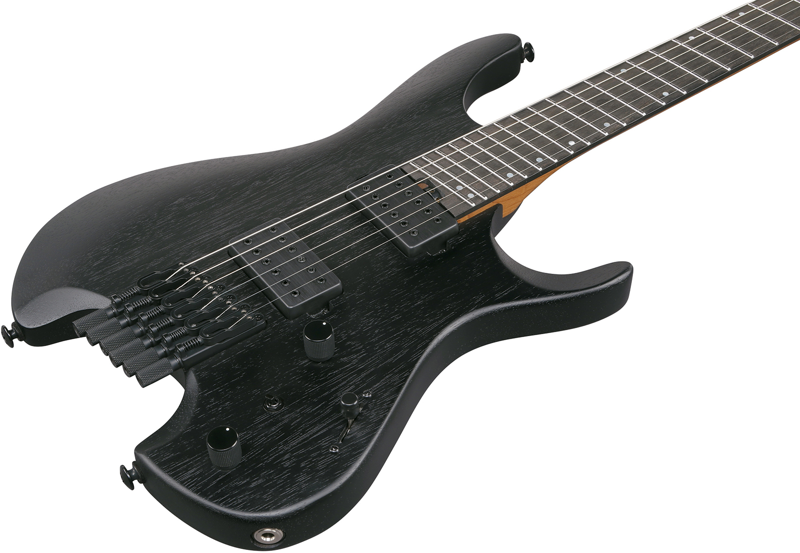 Ibanez Qx52b Wk Quest 2h Ht Eb - Weathered Black - Double cut gitaar - Variation 2