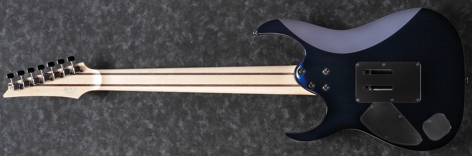 Ibanez Rg2027rxl Dtb Prestige Jap 7c Baryton 2h Dimarzio Fr Rw - Dark Tide Blue - Bariton elektrische gitaar - Variation 1