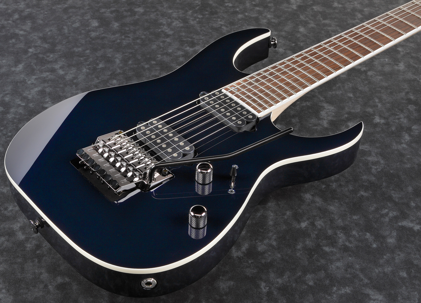 Ibanez Rg2027rxl Dtb Prestige Jap 7c Baryton 2h Dimarzio Fr Rw - Dark Tide Blue - Bariton elektrische gitaar - Variation 2