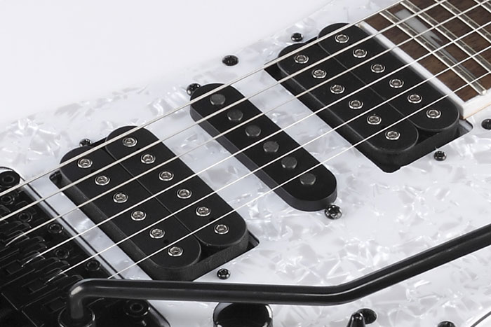 Ibanez Rg350dxzl Wh Lh Gaucher Standard Hsh Fr Jat - White - Linkshandige elektrische gitaar - Variation 1