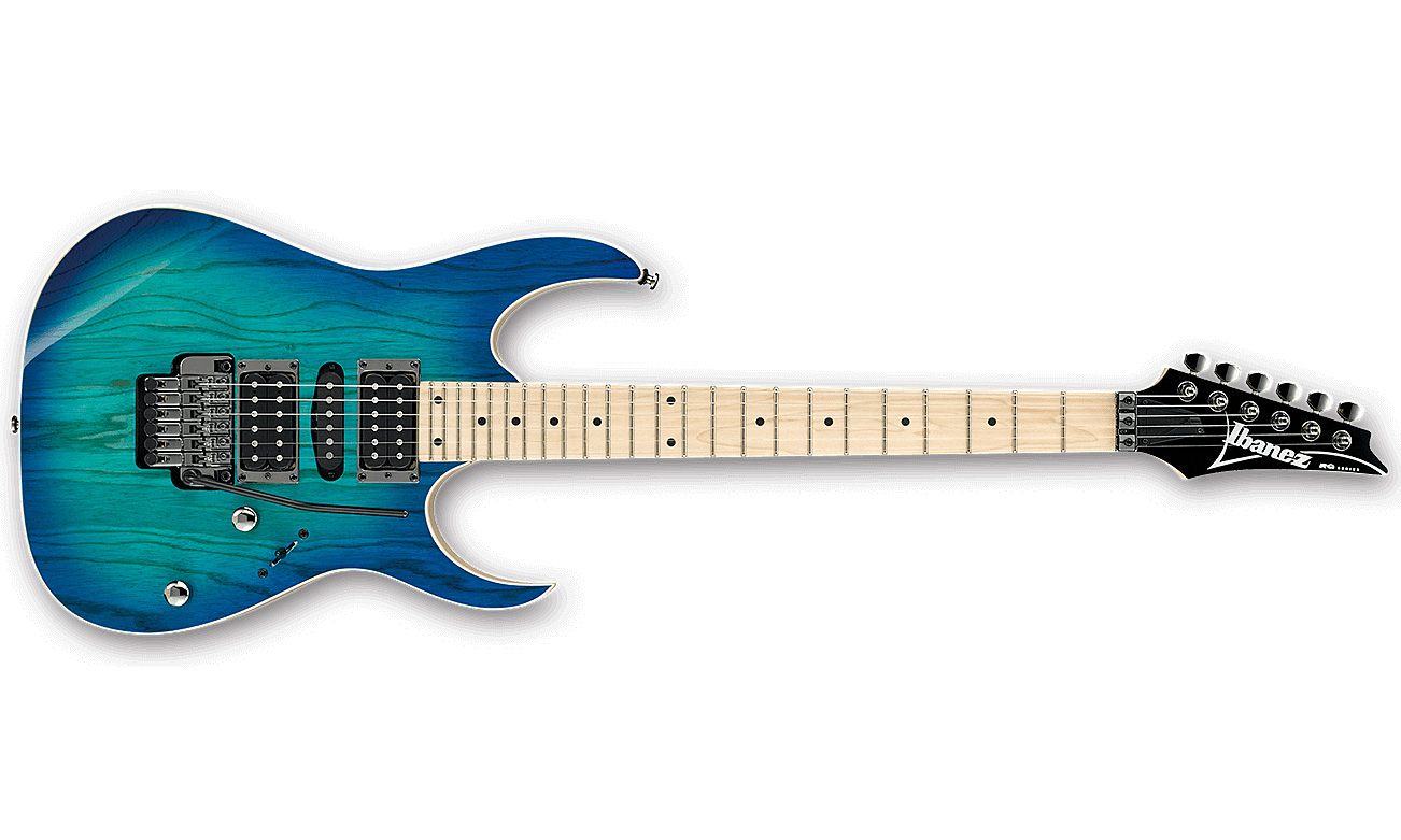 Ibanez Rg370ahmz Bmt Standard Hsh Fr Mn - Blue Moon Burst - Elektrische gitaar in Str-vorm - Variation 1