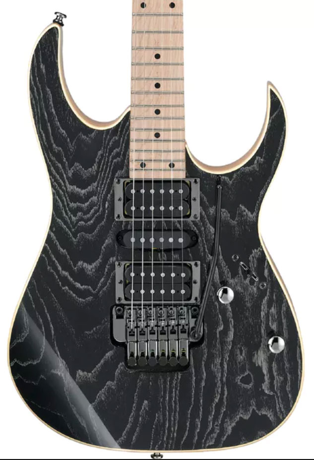 Ibanez Rg370ahmz Swk Standard Hsh Fr Mn - Silver Wave Black - Elektrische gitaar in Str-vorm - Variation 1