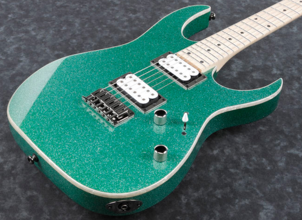 Ibanez Rg421msp Tsp Standard Ht Hh Mn - Turquoise Sparkle - Elektrische gitaar in Str-vorm - Variation 2