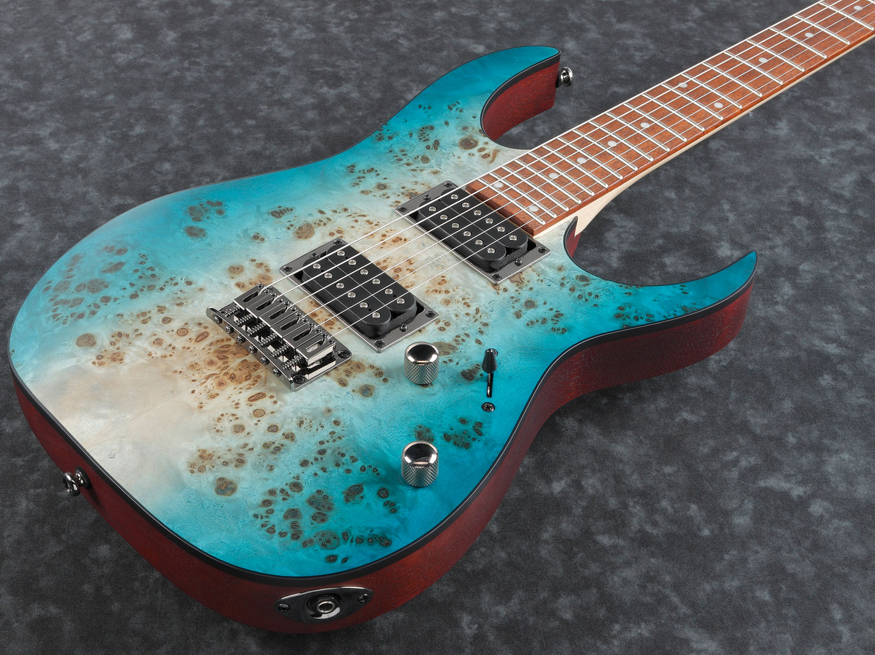 Ibanez Rg421pb Chf Standard Ht Hh Jat - Caribbean Shoreline Flat - Elektrische gitaar in Str-vorm - Variation 2