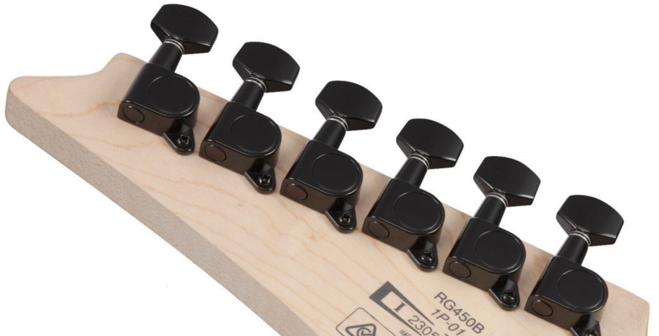 Ibanez Rg450b Wk Standard Hsh Trem Jat - Weathered Black - Elektrische gitaar in Strat vorm - Variation 4