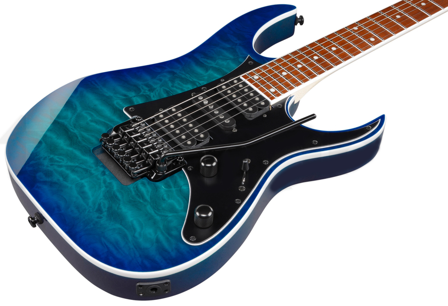 Ibanez Rg450qmb Spb Standard Hsh Trem Jat - Sapphire Blue - Elektrische gitaar in Strat vorm - Variation 1