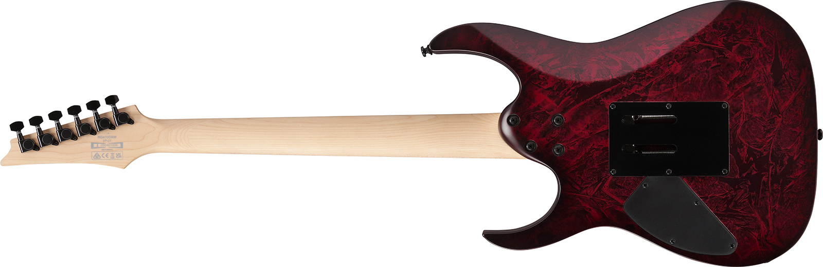 Ibanez Rg470dxw Wzm Standard Hsh Fr Jat - Wine Red Frozen Matte - Elektrische gitaar in Strat vorm - Variation 1