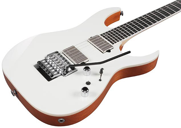 Ibanez Rg5320c Pw Prestige Jap 2h Dimarzio Fr Eb - Polar White - Elektrische gitaar in Str-vorm - Variation 2