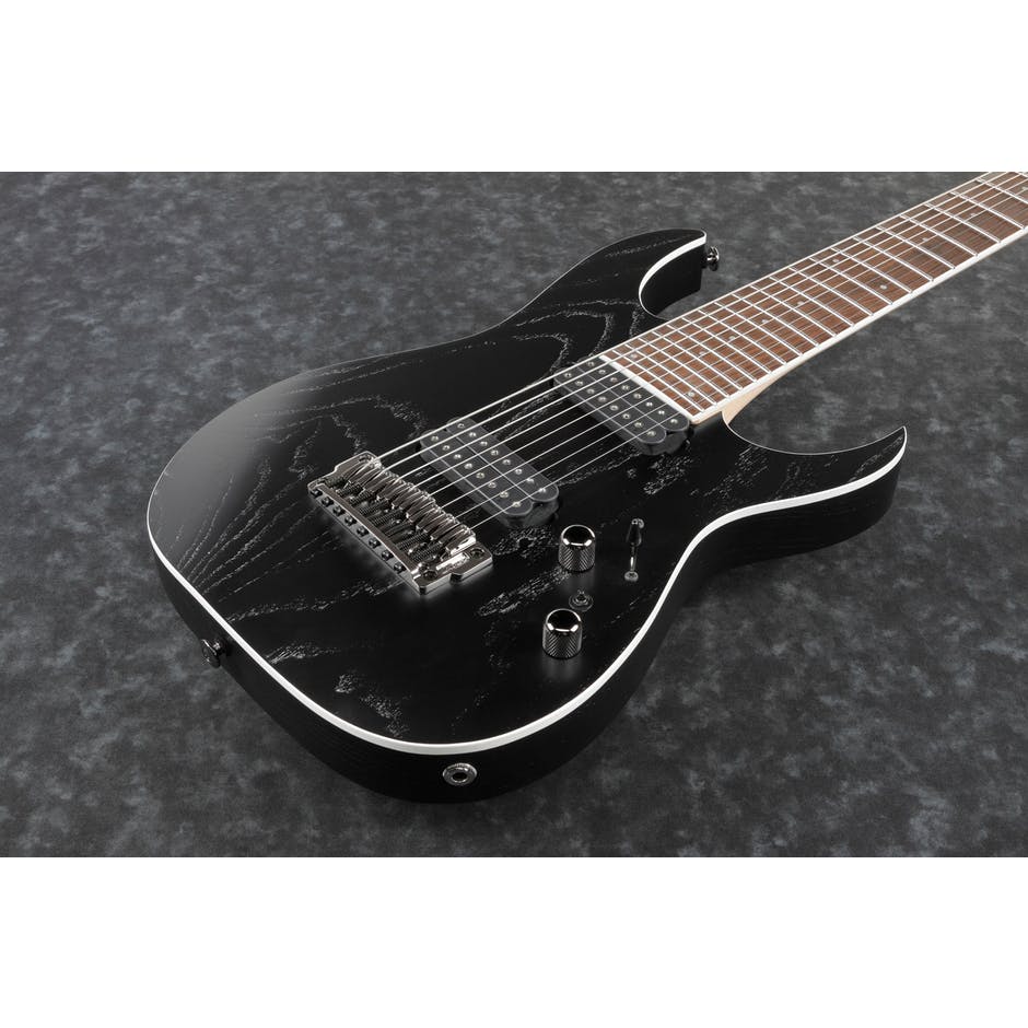 Ibanez Rg5328 Ldk Prestige Japon 8-cordes Hh Ht Eb - Lightning Through A Dark - Bariton elektrische gitaar - Variation 1