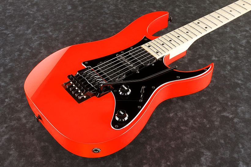 Ibanez Rg550 Rf Genesis Japon Hsh Fr Mn - Road Flare Red - Elektrische gitaar in Str-vorm - Variation 1