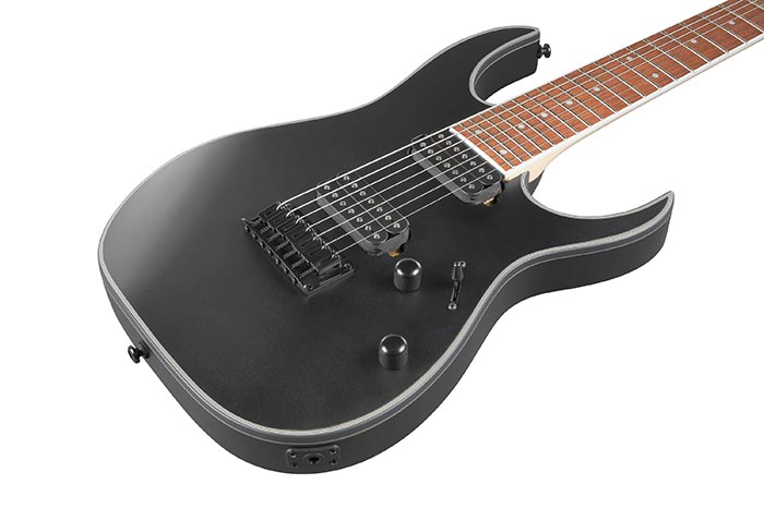 Ibanez Rg7421ex Bkf Standard 7c 2h Ht Jat - Black Flat - 7-snarige elektrische gitaar - Variation 2
