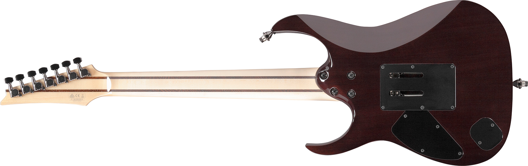 Ibanez Rg8527 Bre J.custom Jap 7c 2h Dimarzio Fr Eb - Black Rutile - 7-snarige elektrische gitaar - Variation 1